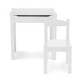 thumbnail image 1 of Melissa & Doug Wooden Child's Lift-Top Desk & Chair, White, 1 of 10