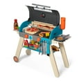 thumbnail image 1 of Melissa & Doug Wooden Deluxe Barbecue Grill, Smoker and Pizza Oven Play Food Toy for Pretend Play Cooking for Kids - FSC Certified, 1 of 10