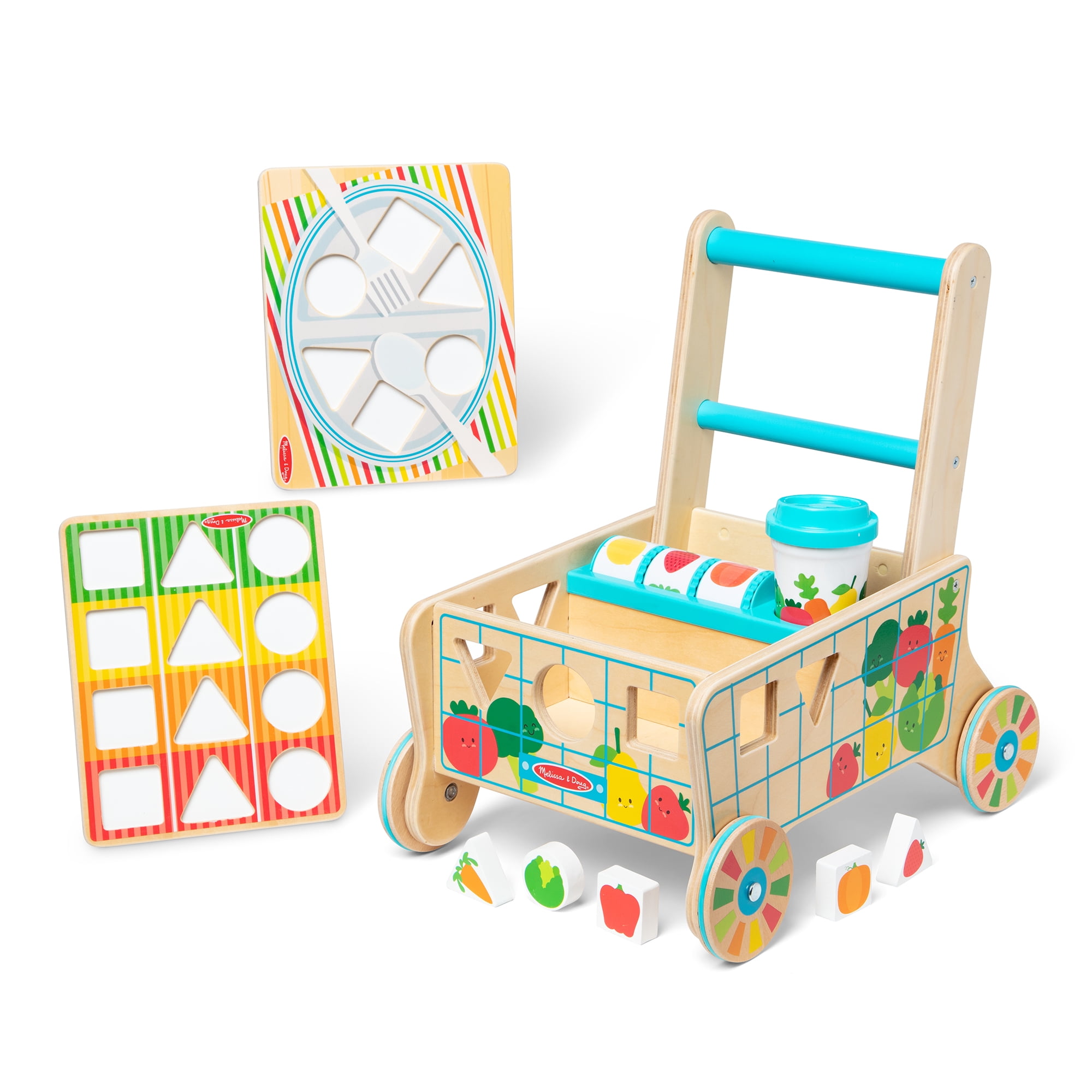 いー　Gismow　リトルビーンバッグリーグシリーズ　8種セット　新品 Melissa & Doug Wooden Shape Sorting Grocery Cart Push Toy and