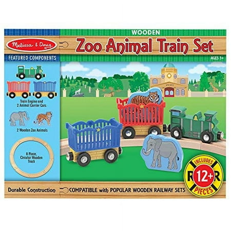 Melissa & Doug Zoo Animal Train Set