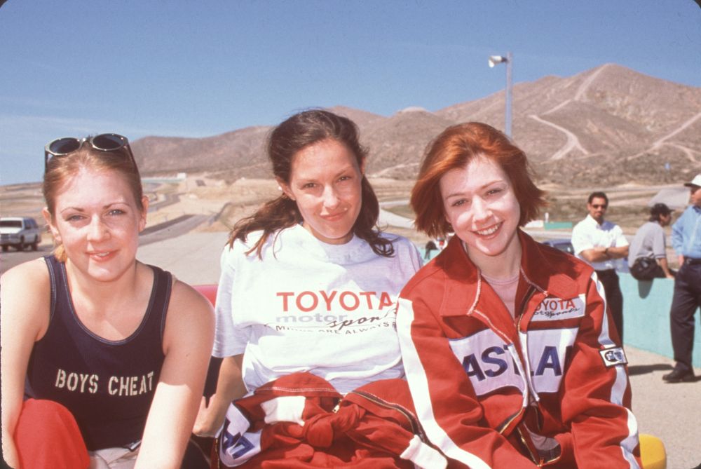Melissa Joan Hart, Ashley Judd & Alyson Hannigan At Toyota Pro