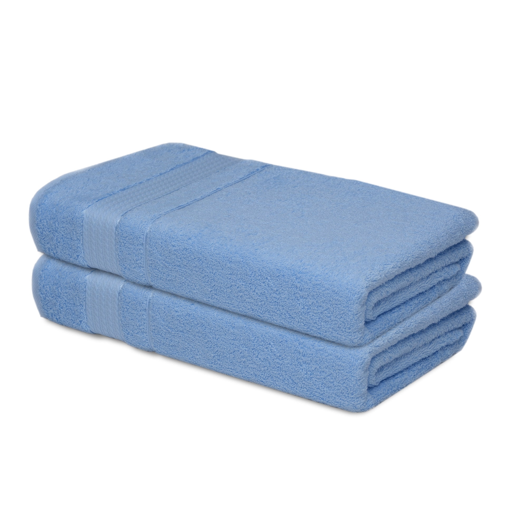 Melissa Cobalt Blue Turkish Cotton Hand Towels, Set of 2