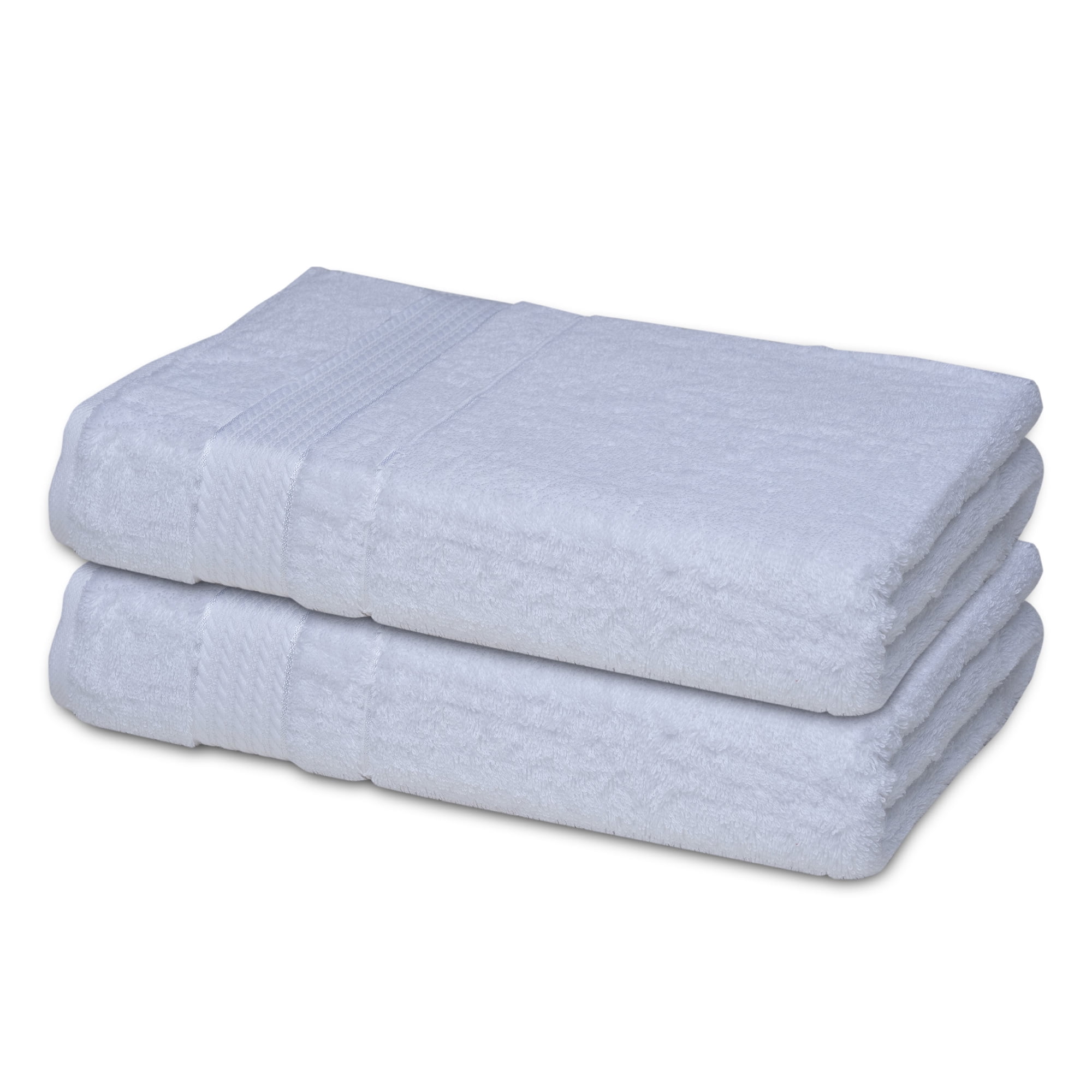 Melissa Linen White Turkish Cotton Hand Towels (Set of 2)