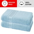 thumbnail image 1 of Melissa Linen, 2-Piece Hand Towel Sets, Ultra Absorbent, Luxuries Towel Collection, Ocean Blue, 1 of 10