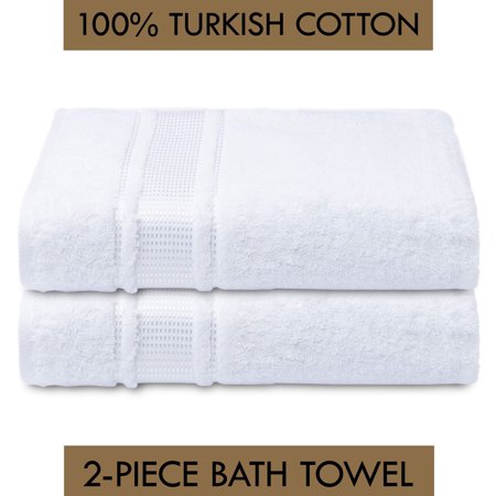 Melissa Linen White Bath Towels 2 Count