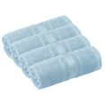 thumbnail image 1 of Melissa Linen, Washcloths, Super Absorbent and Ultra Durable Weave Towel, 4 Pack, Ocean Blue, 1 of 9