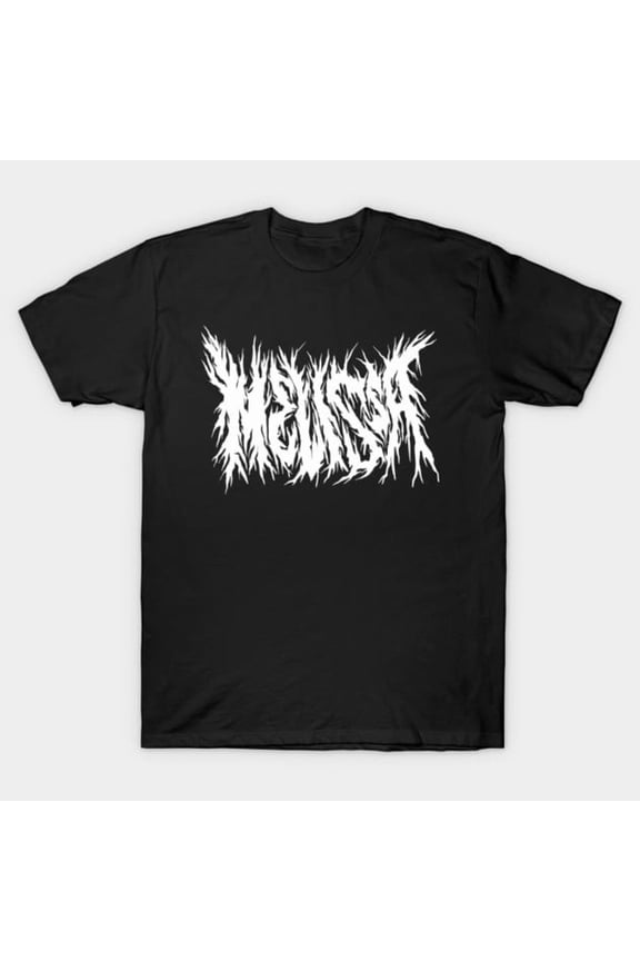 Melissa Metal Logo Funny Name Graphic, H38181 Unisex T-Shirt, Up to 5XL Available