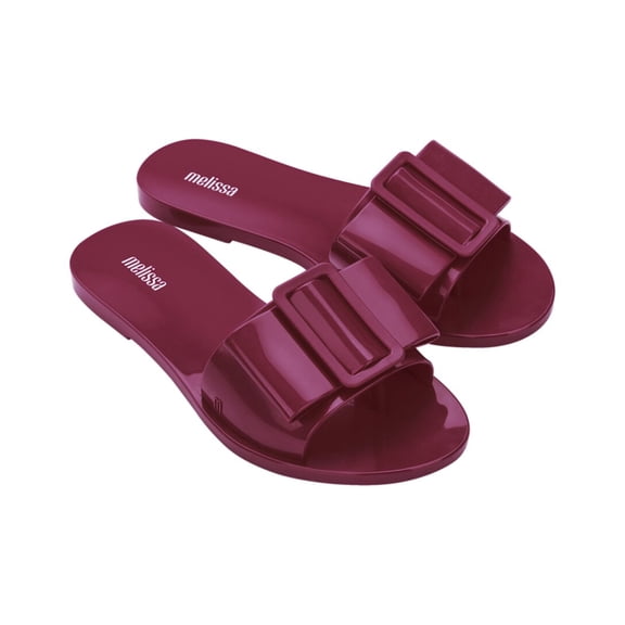 Melissa Shoes Babe Slide, 7, Red