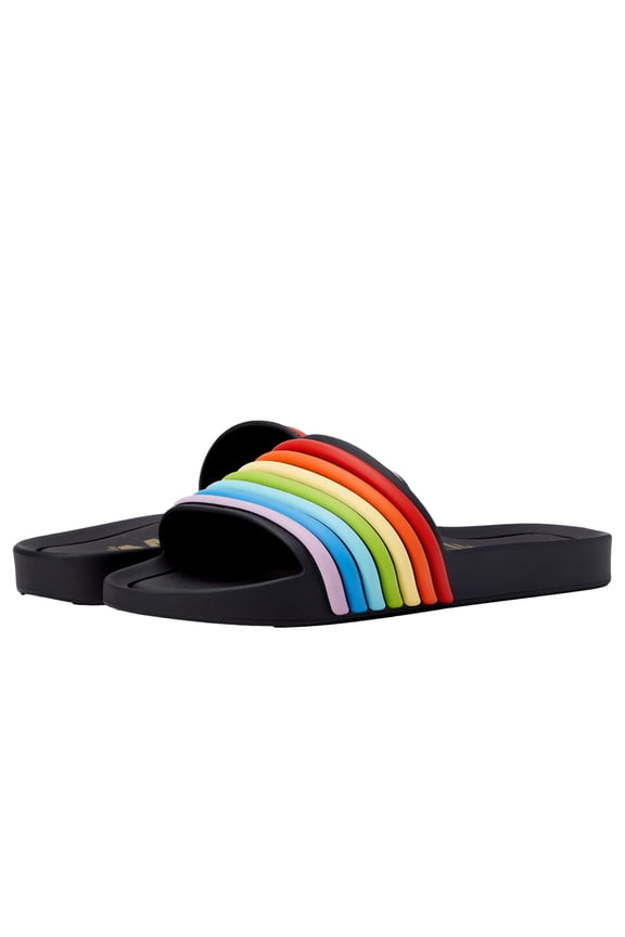 Shoes Beach 3DB Rainbow AD Black Rainbow  32389-53302 Women's Size 6
