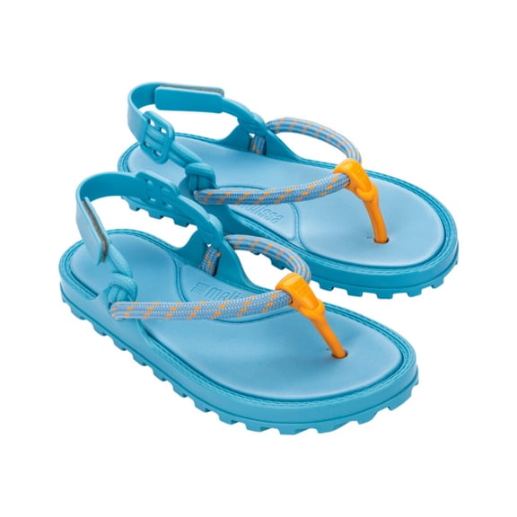 Melissa Shoes Bond Sandal, 9, Blue