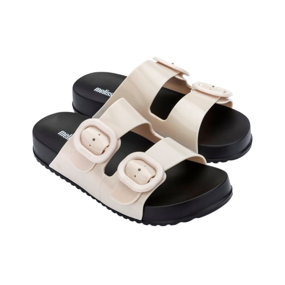 Melissa Shoes Cozy Slide, 9, Black