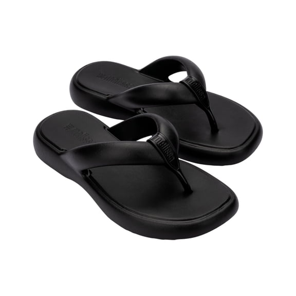 Melissa Shoes Free Low Flip Flop, 5, Black