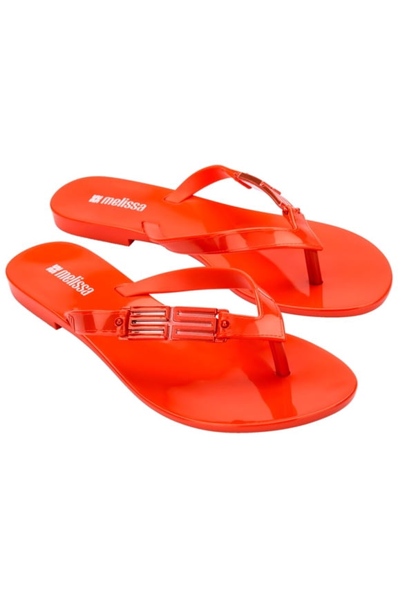 Shoes Harmonic M Chic Flip Flop, 5, Red