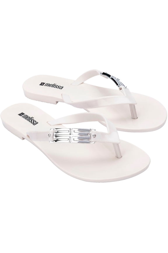 Shoes Harmonic M Chic Flip Flop, 5, White