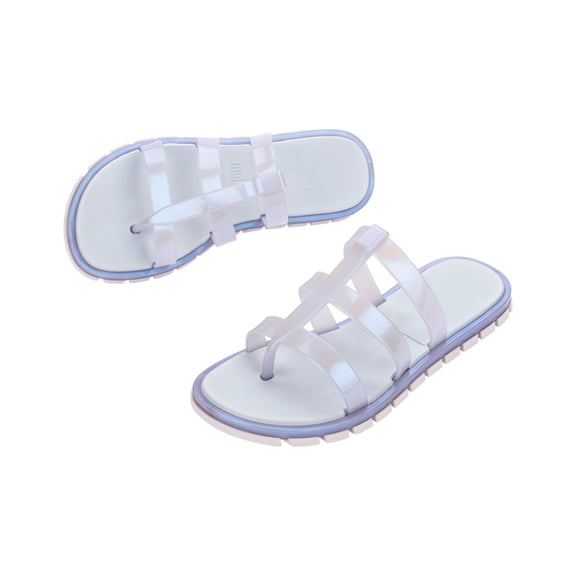 Melissa Shoes Path Slide, 7, Blue