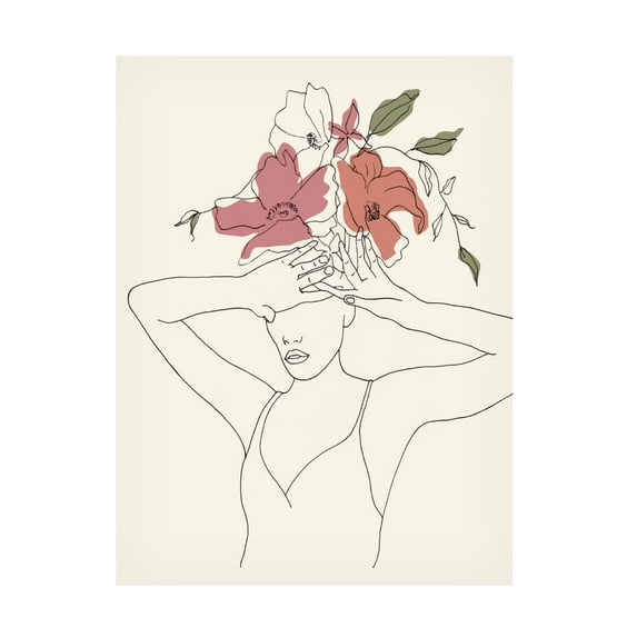 Melissa Wang 'Blooming I' Canvas Art