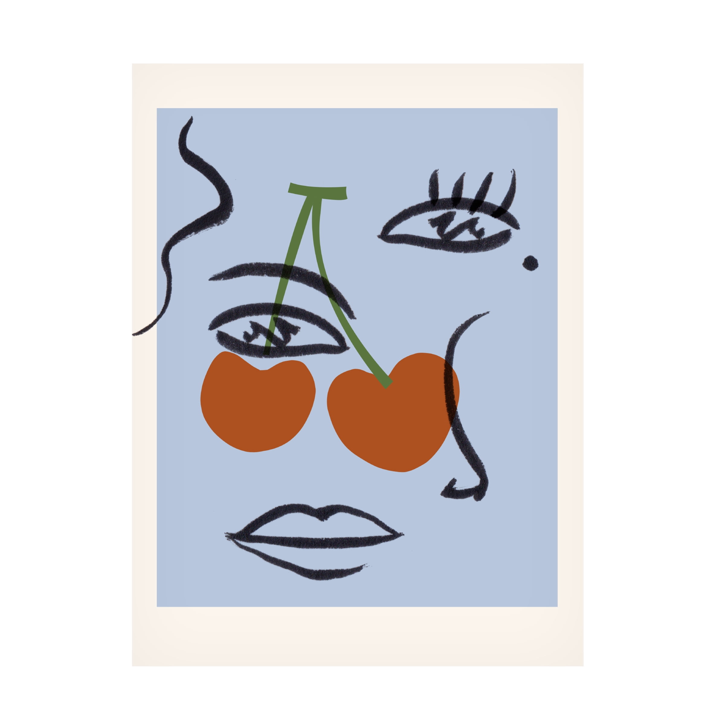 Melissa Wang 'Cherry Baby I' Canvas Art