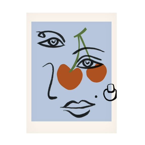 Melissa Wang 'Cherry Baby II' Canvas Art