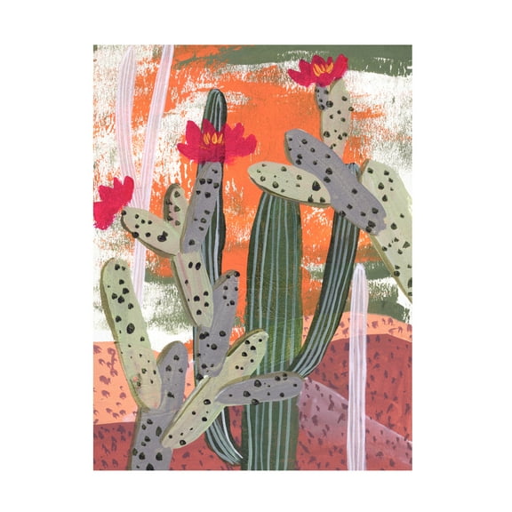Melissa Wang 'Desert Flowers III' Canvas Art