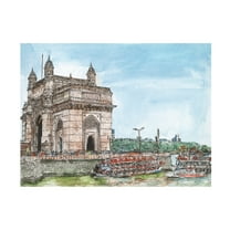 Melissa Wang 'Dreaming of India I' Canvas Art