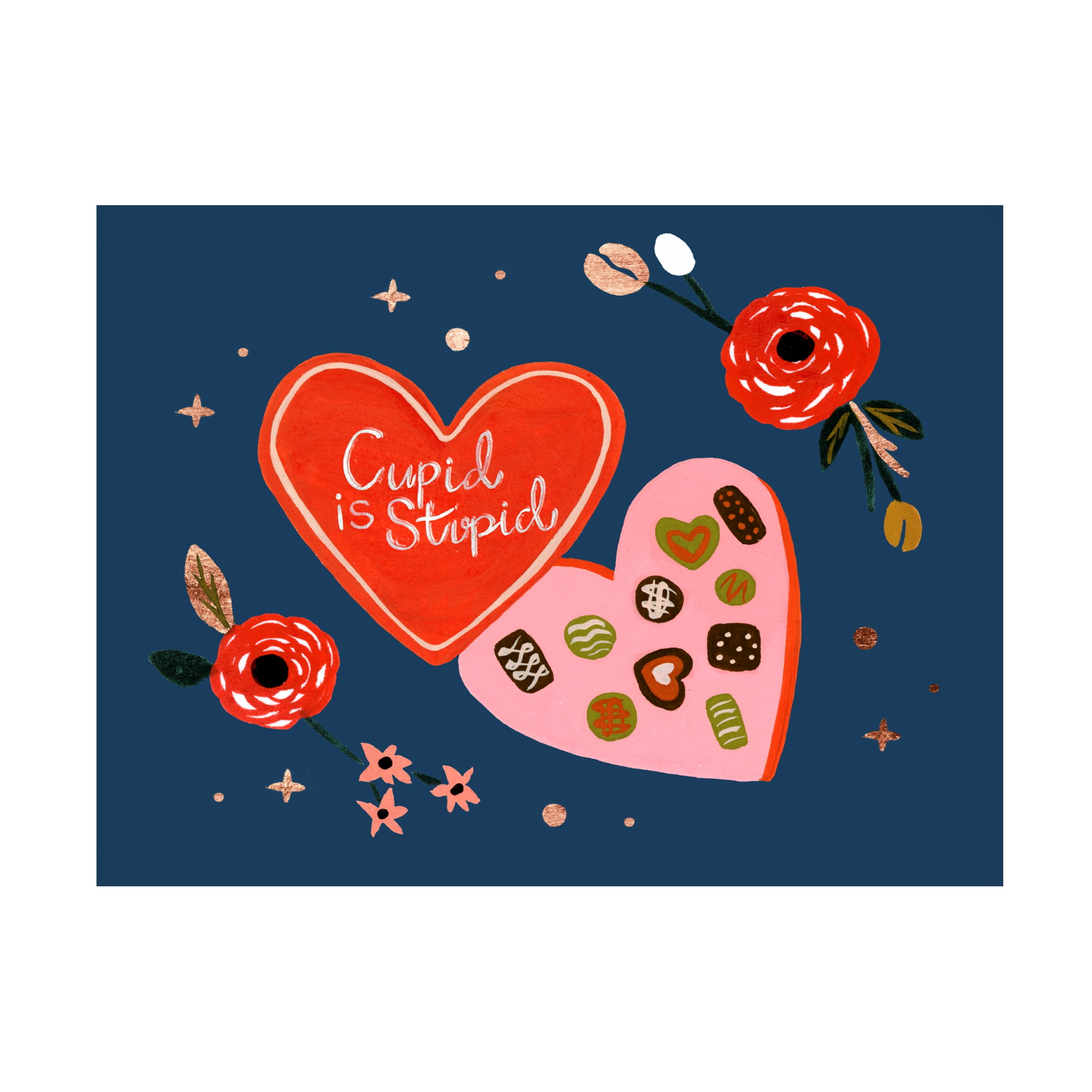 Melissa Wang 'Happy Galentine II' Canvas Art