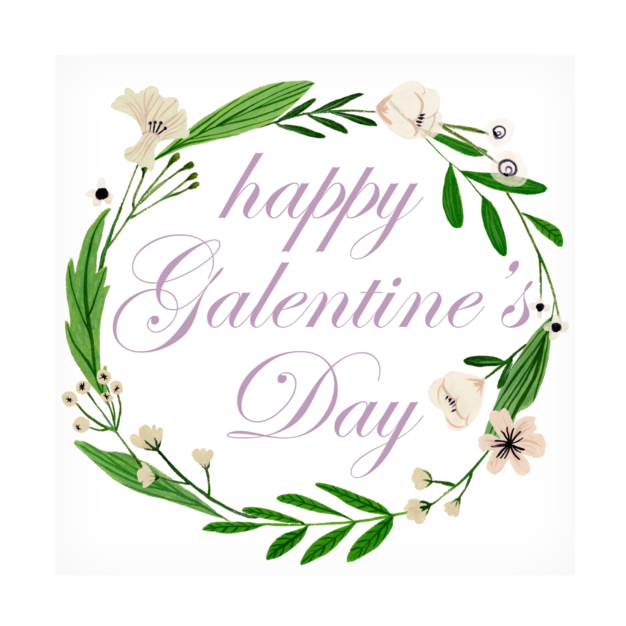 Melissa Wang 'Happy Galentines Day I' Canvas Art