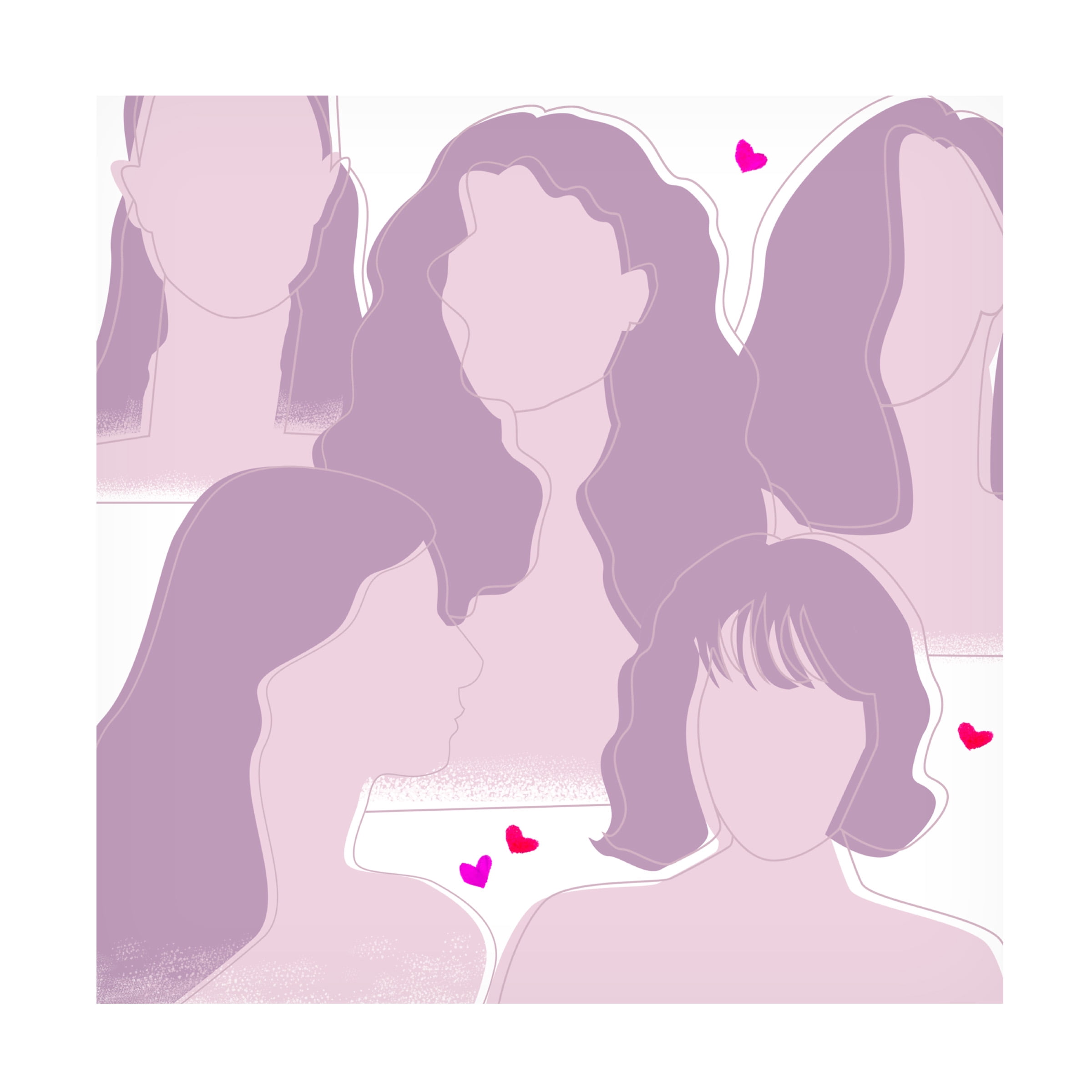 Melissa Wang 'Happy Galentines Day IV' Canvas Art