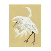 Melissa Wang 'Heron Plumage VI' Canvas Art