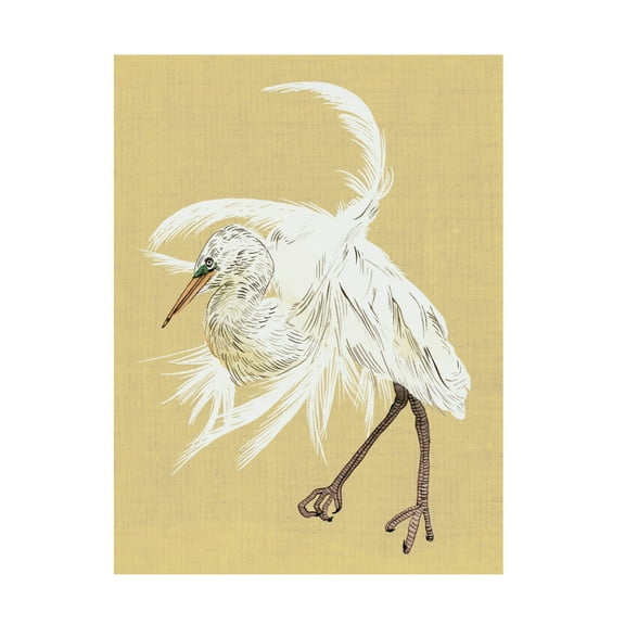 Melissa Wang 'Heron Plumage VI' Canvas Art