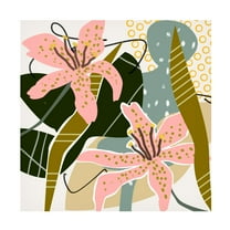 Melissa Wang 'Lily Valley I' Canvas Art