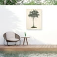 thumbnail image 1 of Melissa Wang 'Palm Tree Study II' Outdoor Canvas, 1 of 3