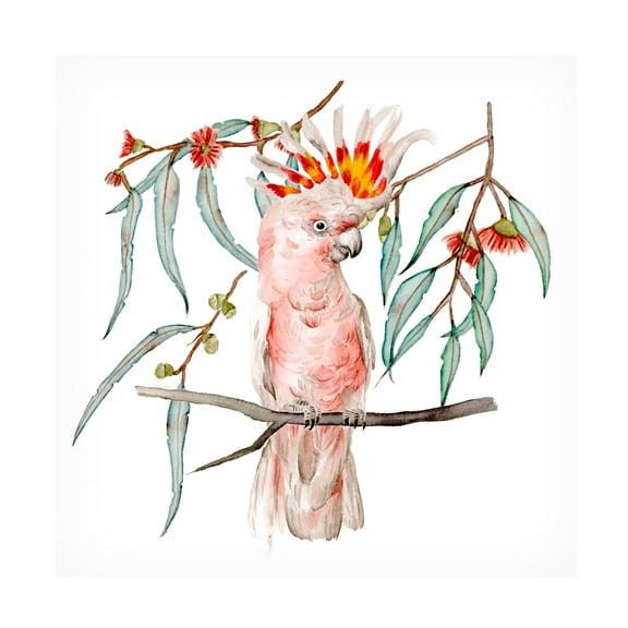Melissa Wang 'Pink Cockatoo II' Canvas Art