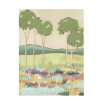 Melissa Wang 'Shades of Trees II' Canvas Art