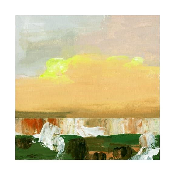 Melissa Wang 'Wetland Sunrise I' Canvas Art