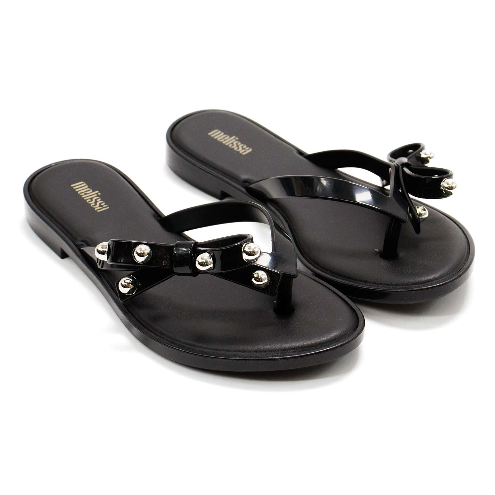 Melissa Women s Flip Flop Slim Ii Fashion Sandals Black 5 M US