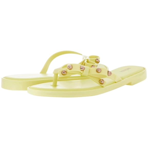 Melissa Shoes Flip Flop Slim II AD Neon Green 33480-300 Women's Size 5