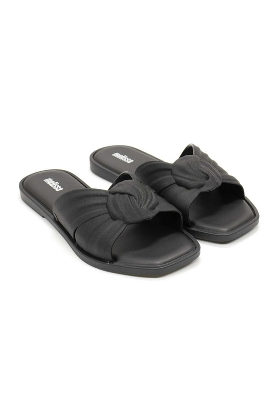 Women's Plush Sandals, Black \ Black,6 M US