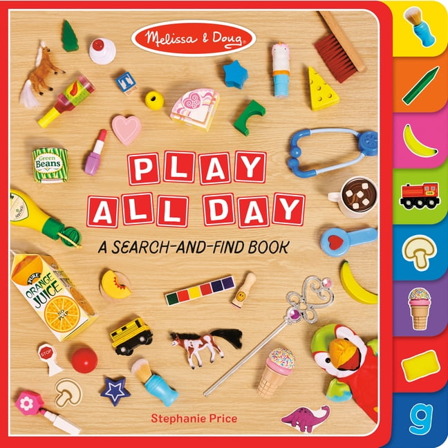 Melissa & Doug Melissa & Doug: Play All Day: A Search-And-Find Book, (Board Book)