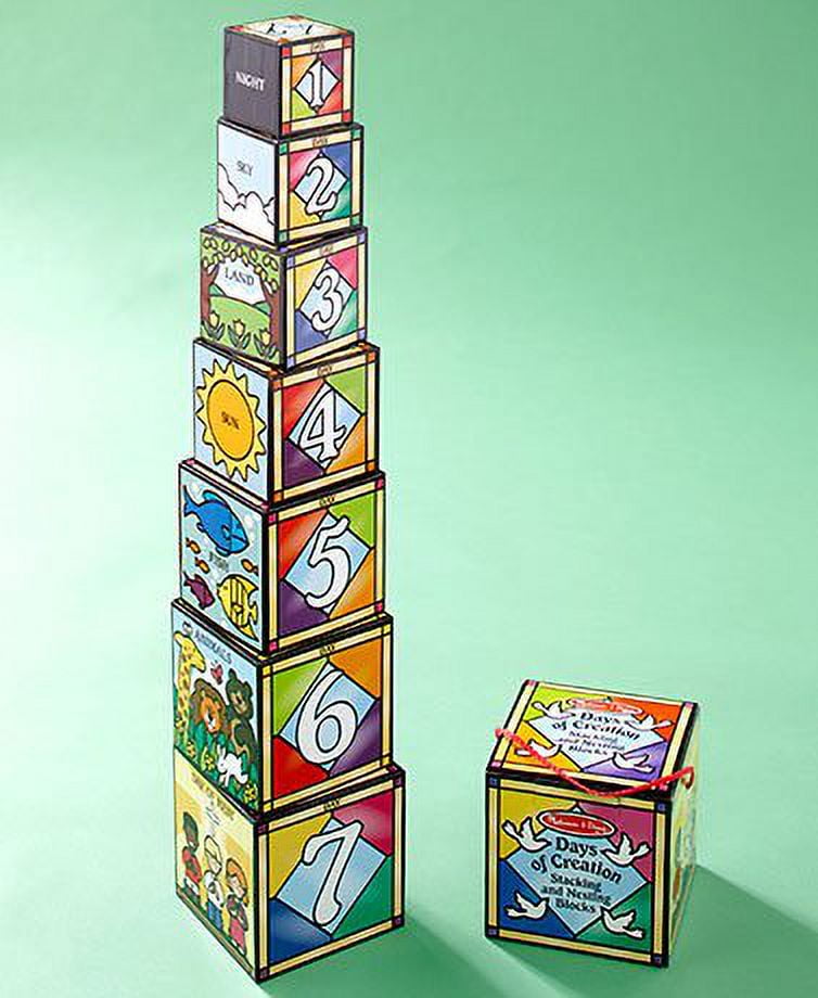 Melissa & DougÃƒâ€šÃ‚Â® Stacking & Nesting Blocks (Days of Creation