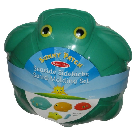 Melissa & Doug Sunny Patch Seaside Sidekicks Sand-Molding Set With 5 Animal Shapes