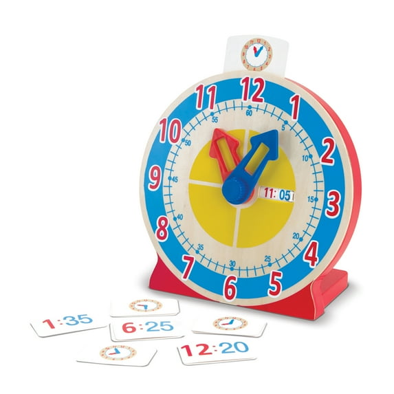 Melissa and Doug Turn and Tell Wooden Clock Educational Toy