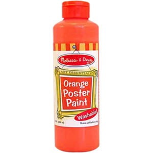 Orange Poster Paint (8 oz)