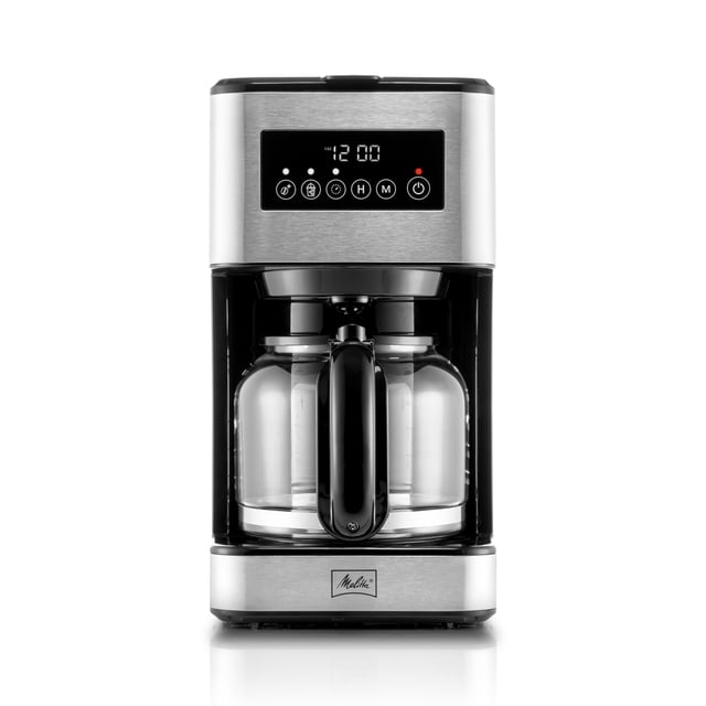 Melitta Aroma Tocco Plus 12-cup Hot and Iced Drip Coffee Maker with Glass Carafe and Touch Control Display