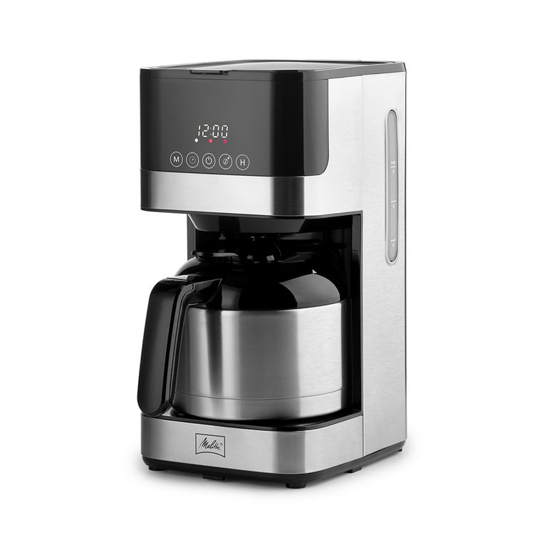 Melitta Aroma Tocco Thermal Coffee Maker Stainless Steel Programmable  Coffee Maker 8 Cups
