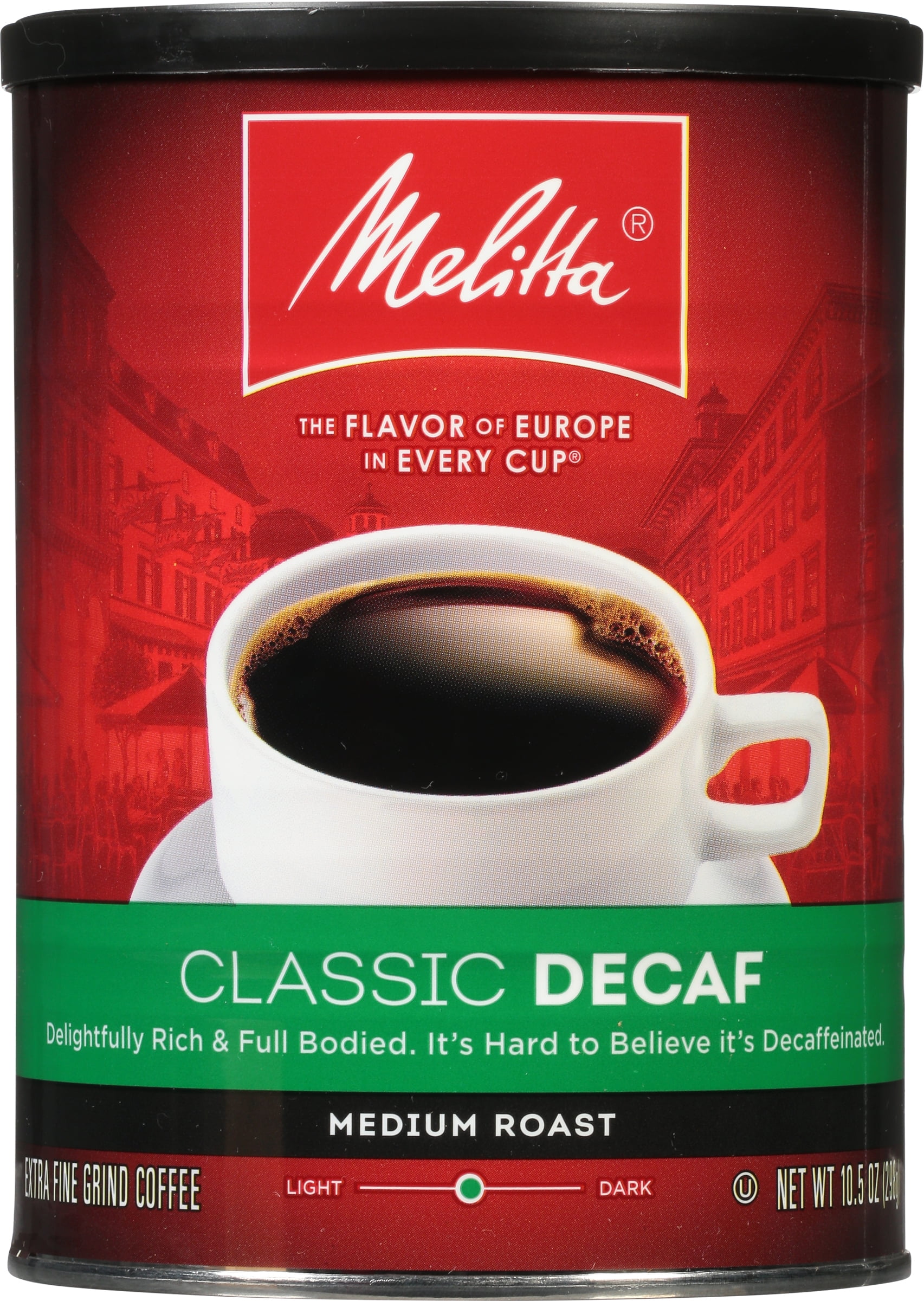 (2 pack) Melitta® Classic Decaf Medium Roast Ground Coffee 10.5 oz