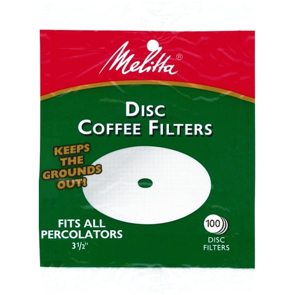 Melitta Coffee Filter Discs - Reusable - 100 Count