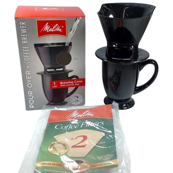 Melitta Ready Set Joe Pour-Over Coffee Maker Brewer