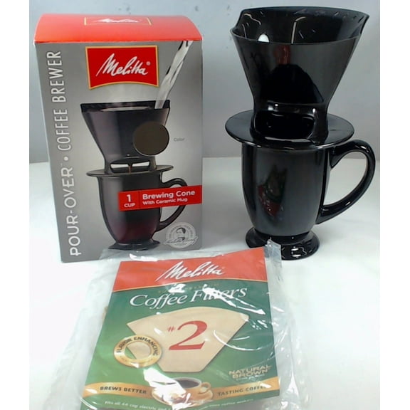 Melitta Ready Set Joe Pour-Over Coffee Maker Brewer