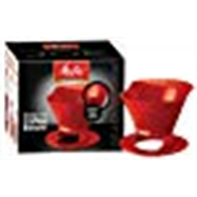 Melitta Red PourOver Filter Cone Coffeemaker