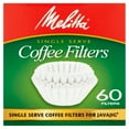 Melitta Single Serve Coffee Filters for Javajig, 60 Ct